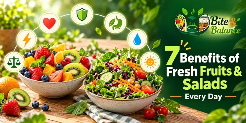 7 Benefits of Eating Fresh Fruits and Salads Every Day